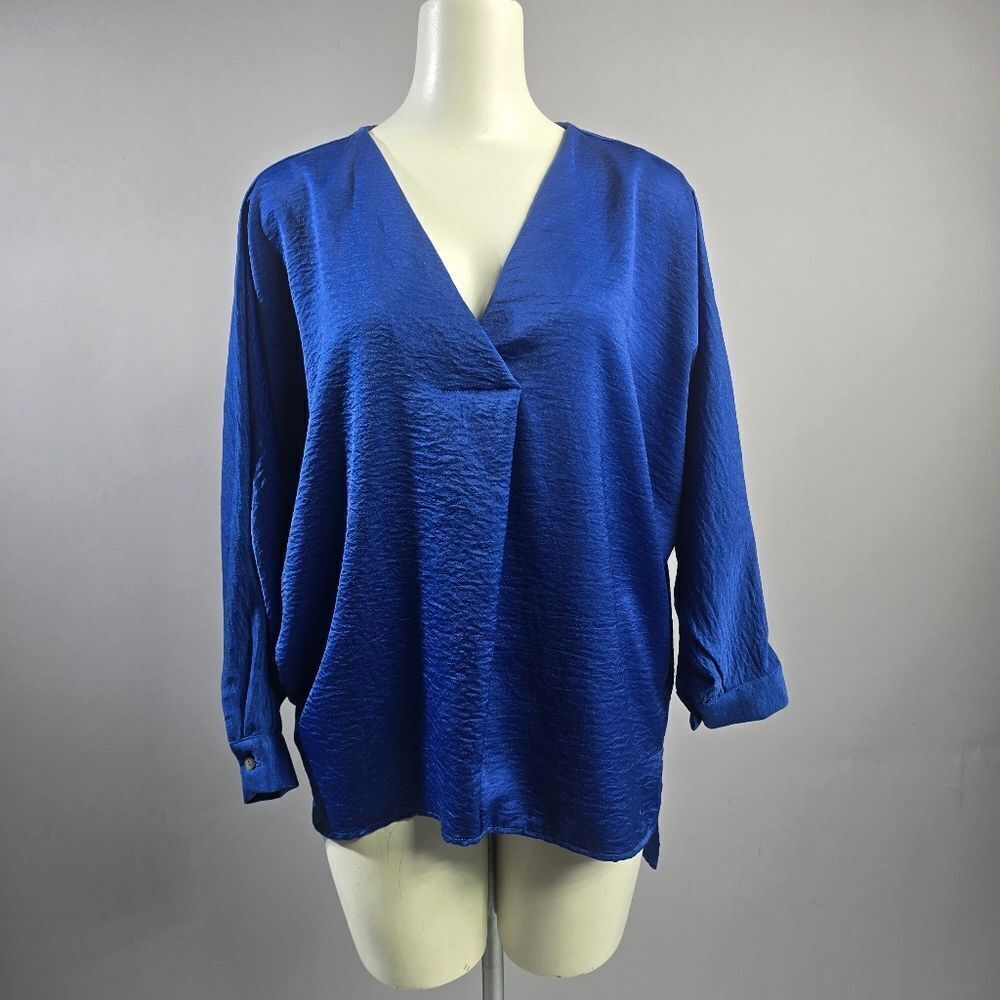Ivy Jane Royal Blue Blouse R6